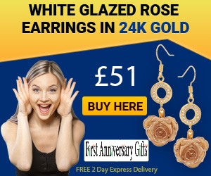 gifts for 1st anniversary from firstanniversarygifts.co.uk